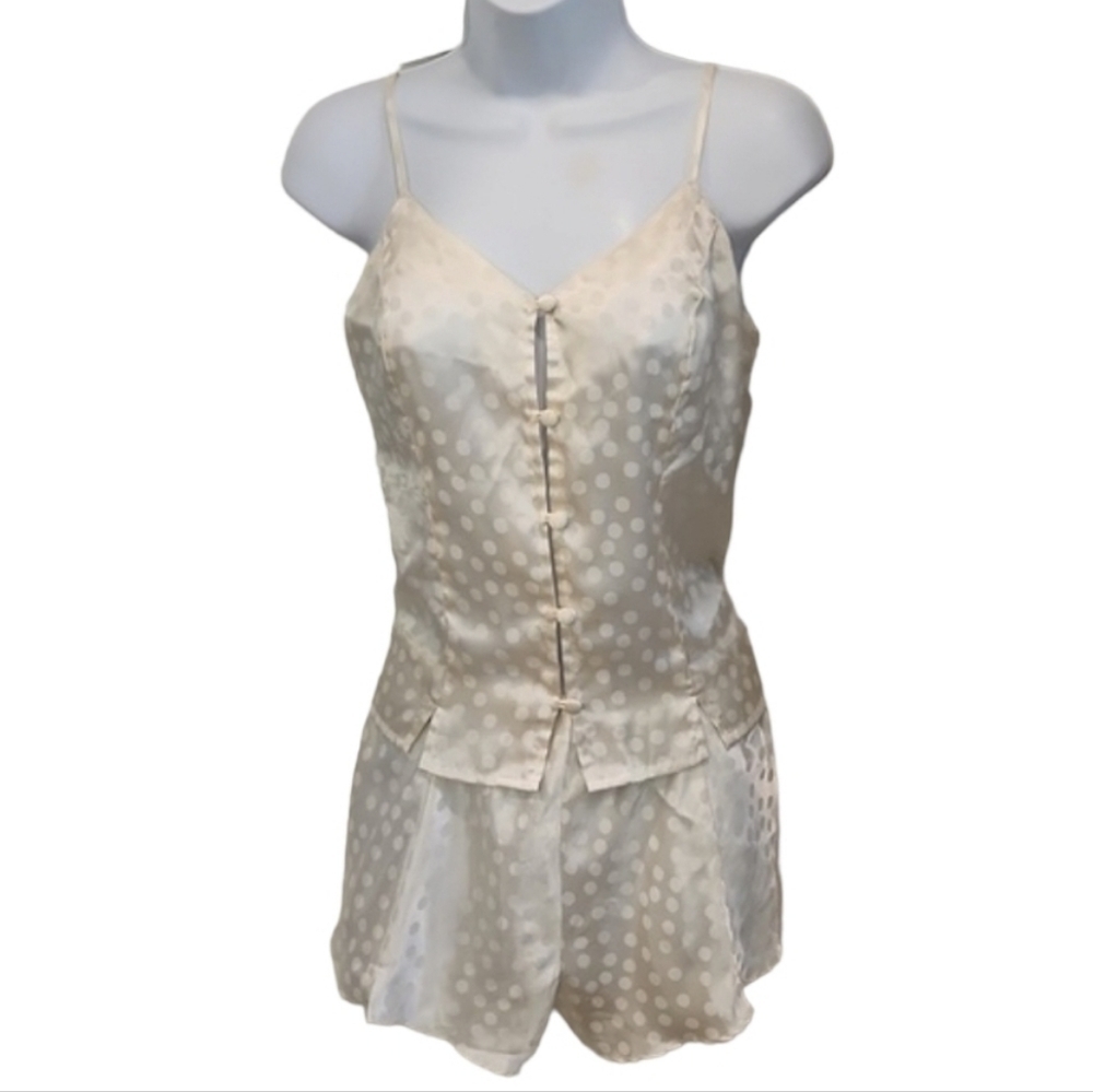 Vintage Valerie Stevens Satiny PJ Set